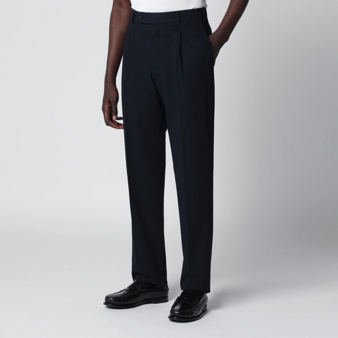 PT Torino - Blue cotton trousers Brand Pants