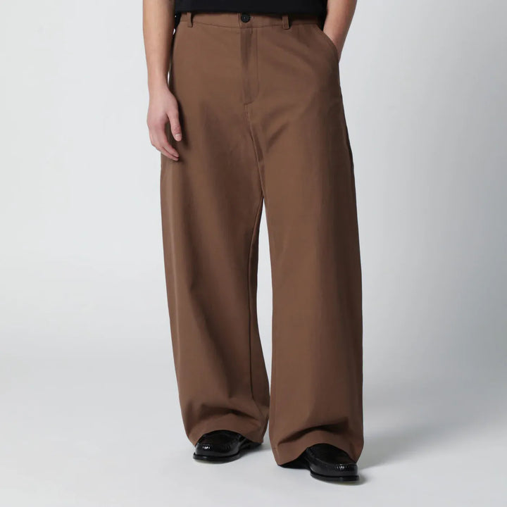 STUDIO NICHOLSON - Bosworth trousers brown Brand Pants M