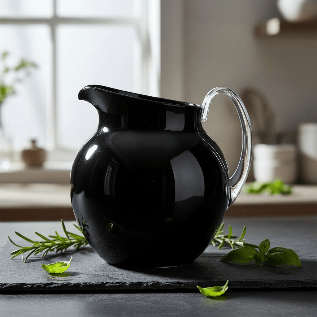 Mario Luca Giusti Plutone Jug Black Brand Pitchers &amp; Jugs