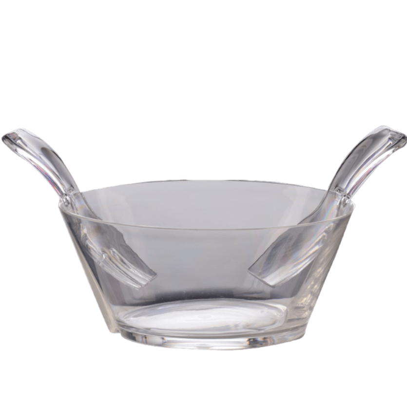 Mario Luca Giusti Salad Bowls Mario Luca Giusti Fulmine Acrylic Salad Bowl with Serving Clear Brand