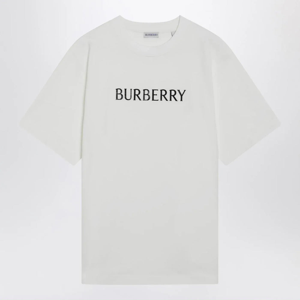 Burberry - White T-shirt with logo print Brand Shirt S