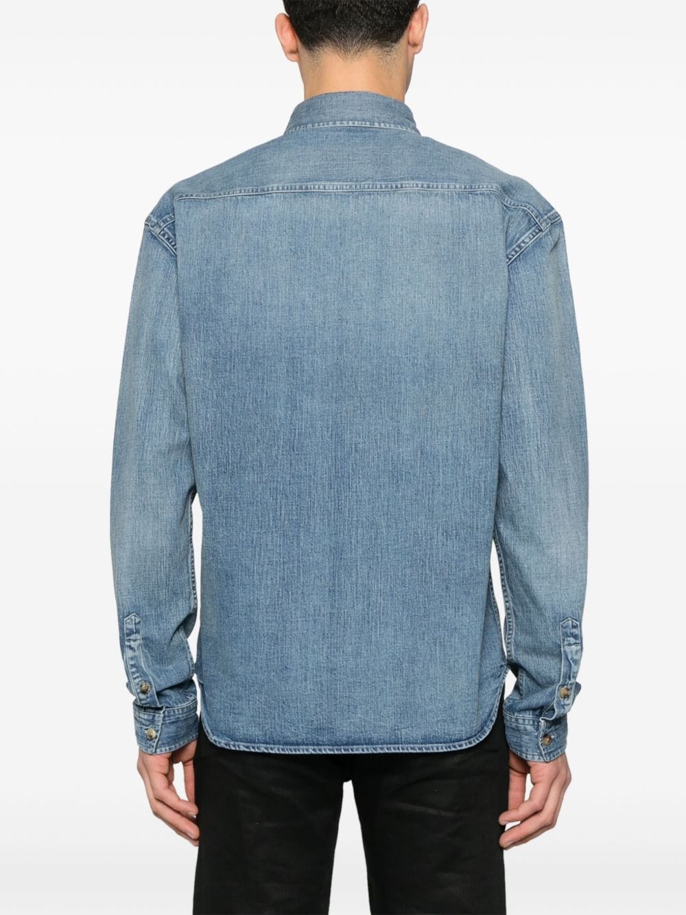 Saint Laurent Shirts L Saint Laurent Shirts Blue Denim Saint Laurent Blue Denim Shirt – Iconic Western Style Brand