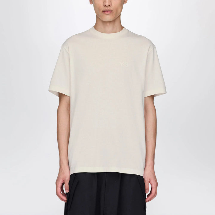 adidas Y-3 - Chalk white T-shirt with logo Brand Shirts &amp; Tops