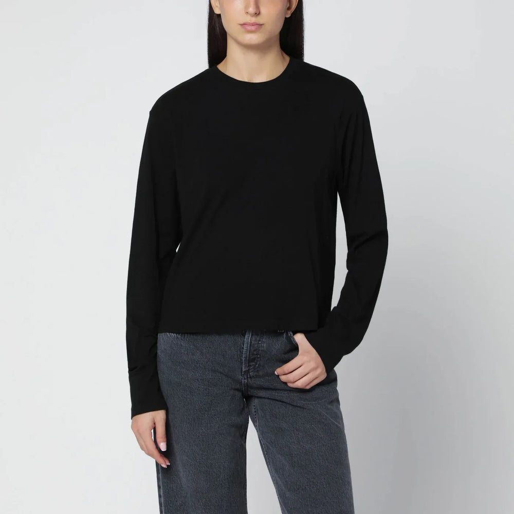 AGOLDE - Black organic cotton top Brand Shirts & Tops XS