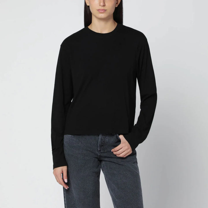 AGOLDE - Black organic cotton top Brand Shirts &amp; Tops XS
