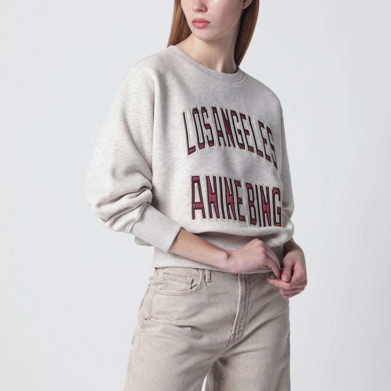 Shirts &amp; Tops ANINE BING - Harry Shrunken La beige melange sweatshirt - S Brand
