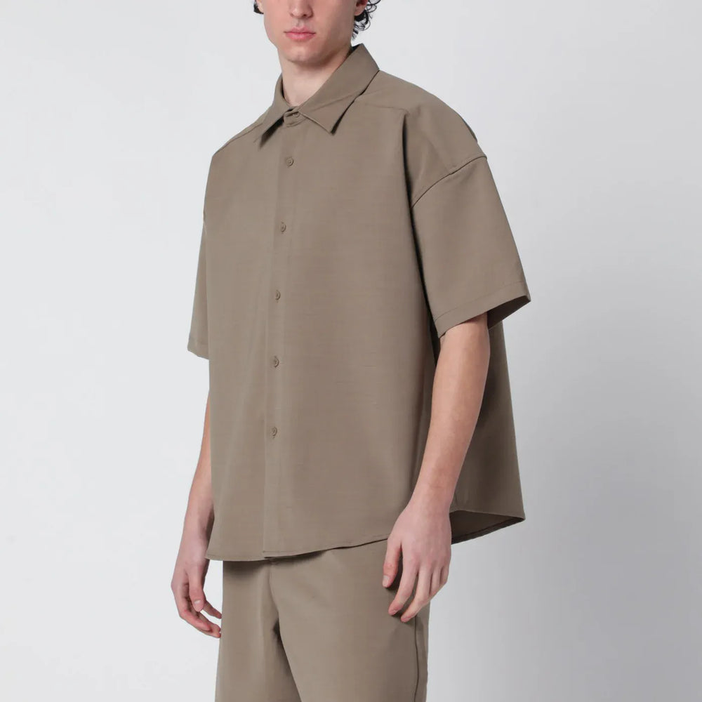 Entire Studios - Beige oversized short-sleeve shirt Brand Shirts & Tops M