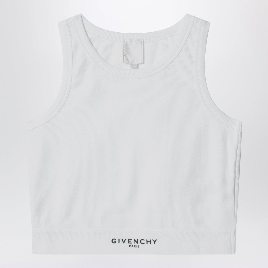 Shirts & Tops Givenchy - White cropped top with logo Brand