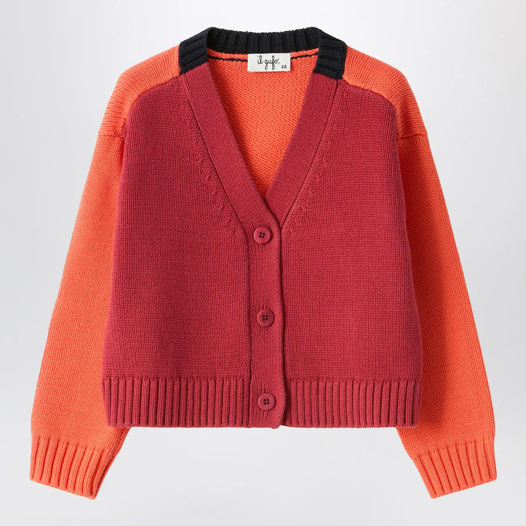 Il Gufo - Color-block organic cotton cardigan Brand Shirts &amp; Tops 6
