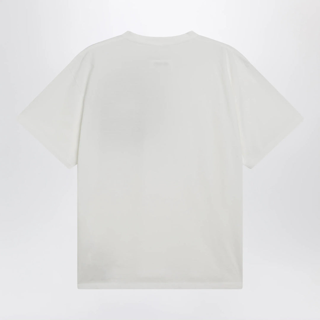 MM6 Maison Margiela - White T-Shirt With Spray Print Brand Shirts &amp; Tops