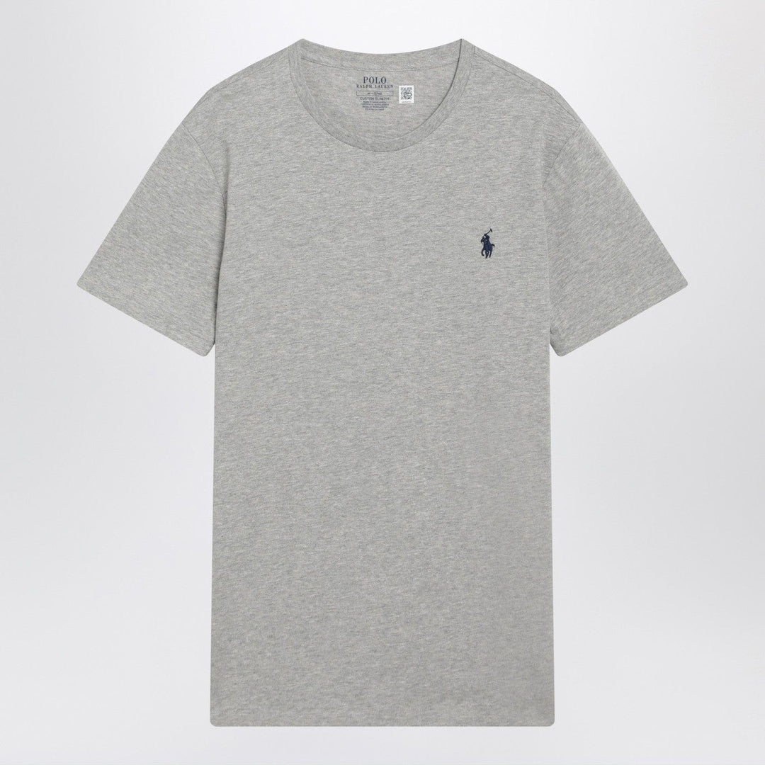 Shirts &amp; Tops Polo Ralph Lauren - Grey mélange cotton Custom Slim-Fit T-shirt Brand
