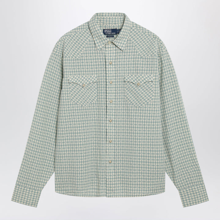 Shirts &amp; Tops Polo Ralph Lauren - White/green Classic-Fit madras western shirt Brand
