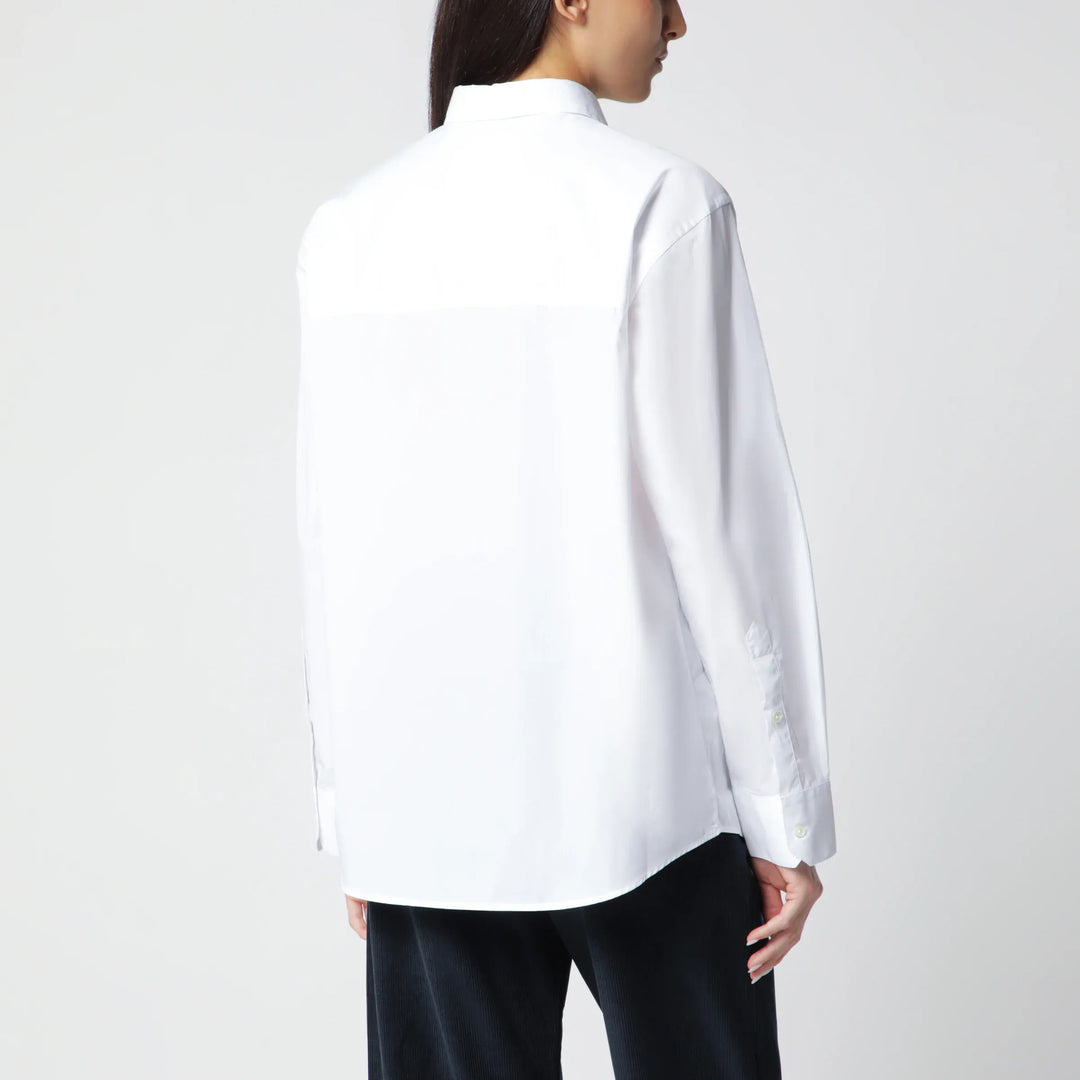 Róhe - Optic White Cotton Shirt Brand Shirts &amp; Tops