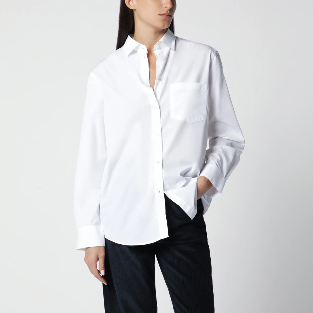 Róhe - Optic White Cotton Shirt Brand Shirts &amp; Tops 34  FR