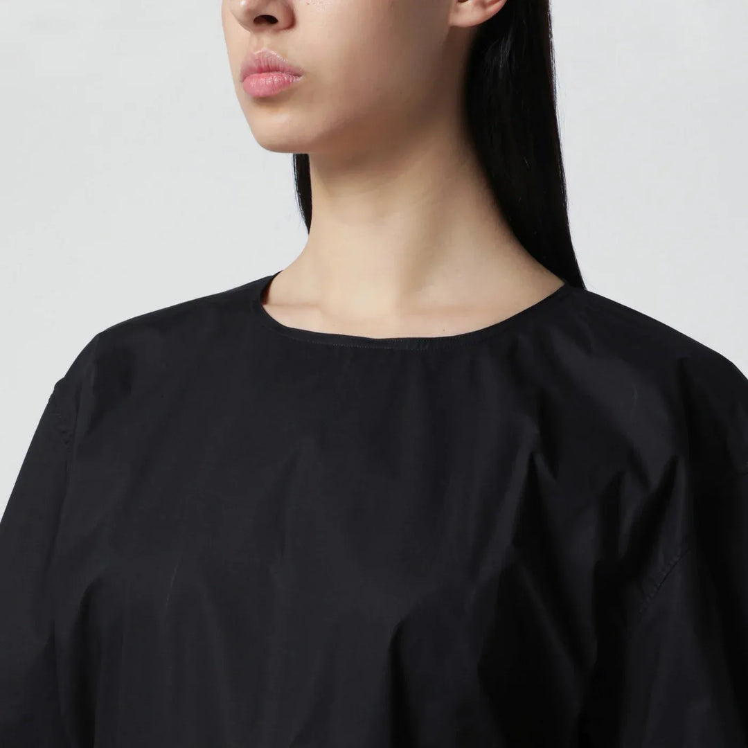 TheLatest - Short-sleeve black cotton top Brand Shirts &amp; Tops