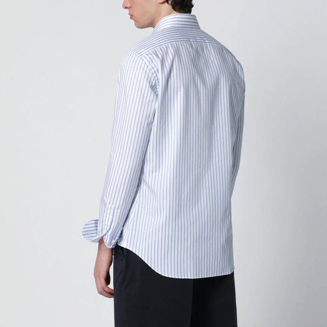 XACUS - Travel Tailor Fit shirt white striped Brand Shirts &amp; Tops