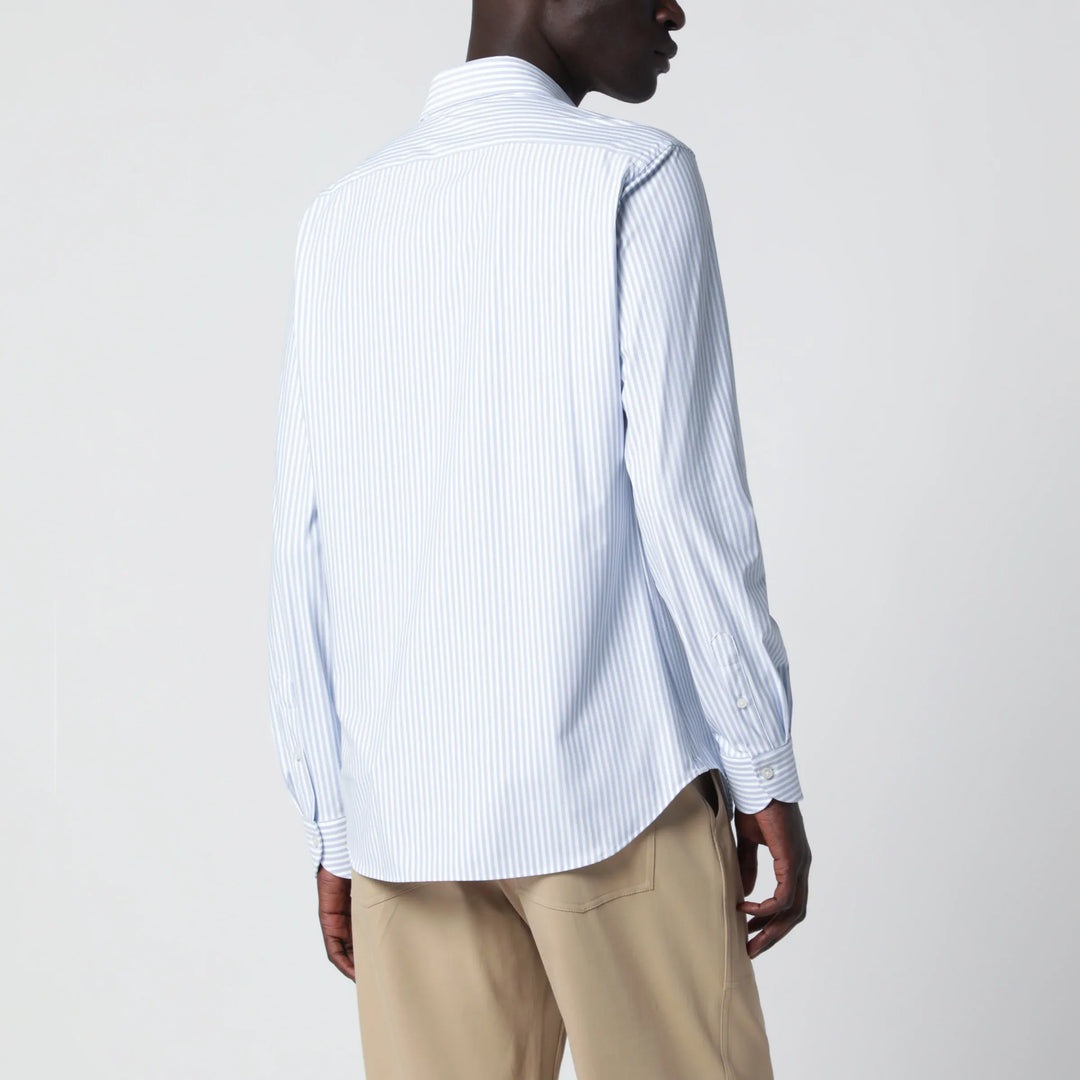 XACUS - White Active Striped Tailor Fit Shirt Brand Shirts &amp; Tops