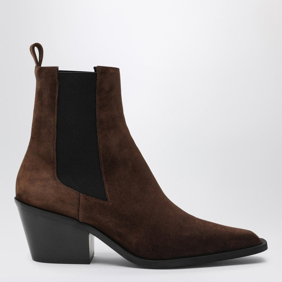 Shoes A.EMERY - The Leo ankle boots in cognac suede Brand