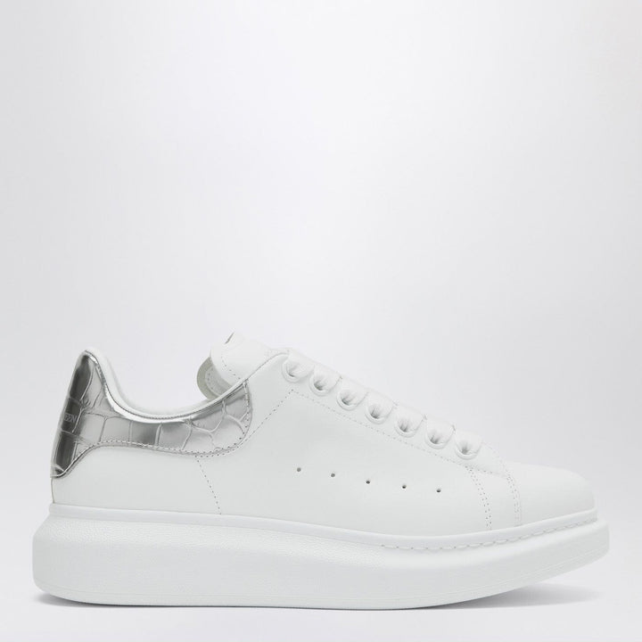 Shoes Alexander McQueen - Oversize sneakers white/silver croc Brand