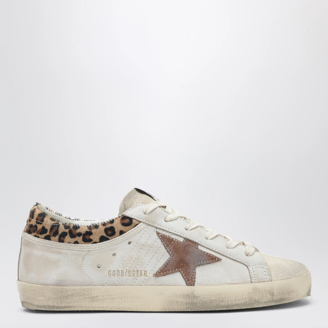 Golden Goose - White and beige Super-Star sneakers with pony hair details Brand Shoes 36 IT