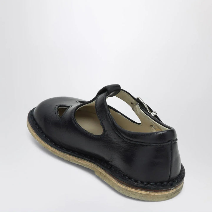 Il Gufo - Sandal with blue eyelets in leather Brand Shoes