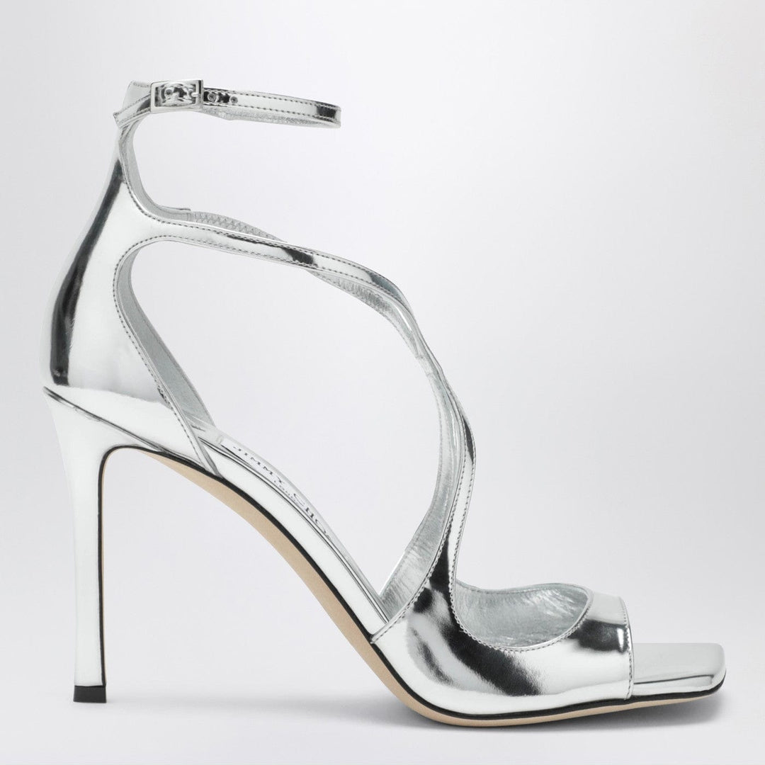 Shoes Jimmy Choo - Azia 95 metallic silver sandals Brand