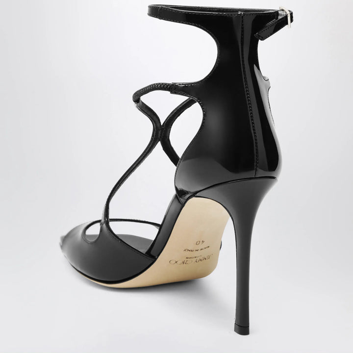 Jimmy Choo - Azia sandals in black patent leather Brand Shoes