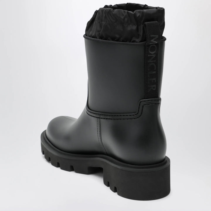 Moncler - Kickstream rain boots in PVC and nylon, black Brand Shoes