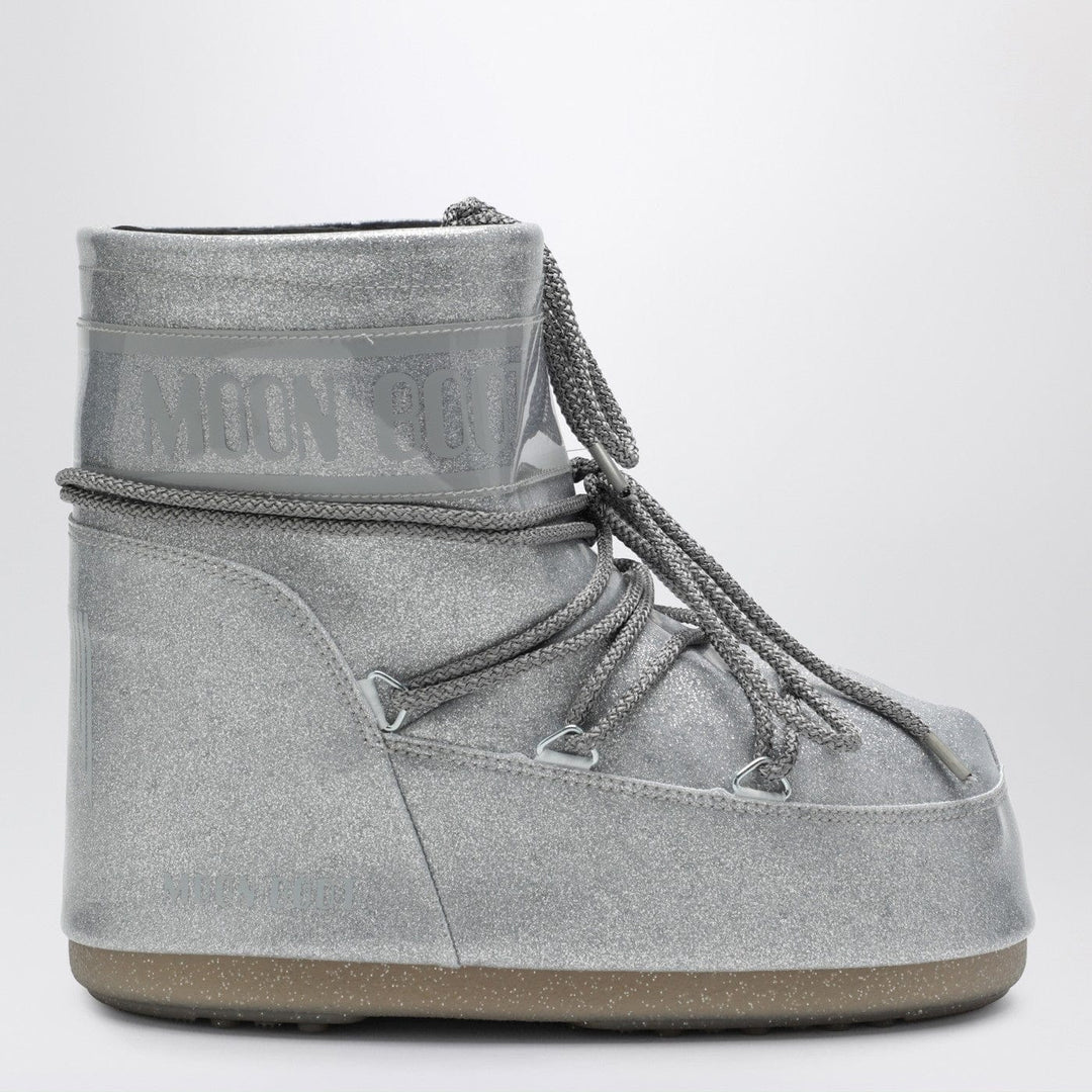 Shoes 36/38 Moon Boot - Silver Icon Low boots with glitter Brand