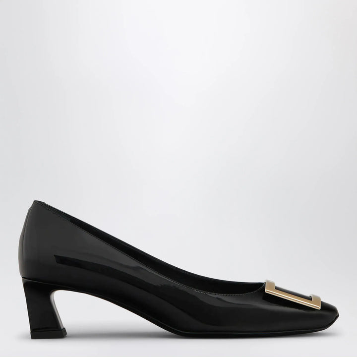 ROGER VIVIER - Black patent leather Trompette pumps Brand Shoes 36,5 IT