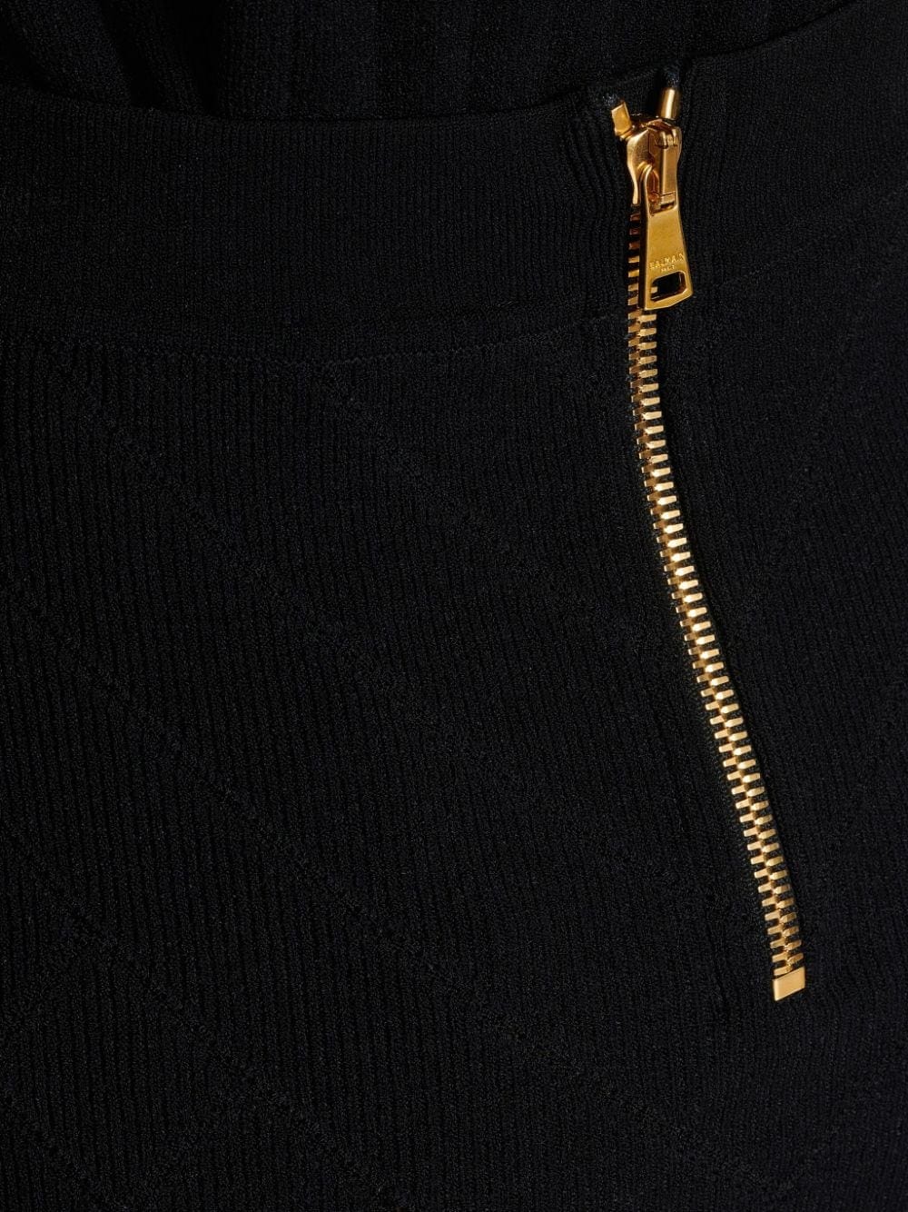 Balmain Skirts 38 Balmain Fine Knit Skirt Balmain Fine Black Knit Skirt Brand
