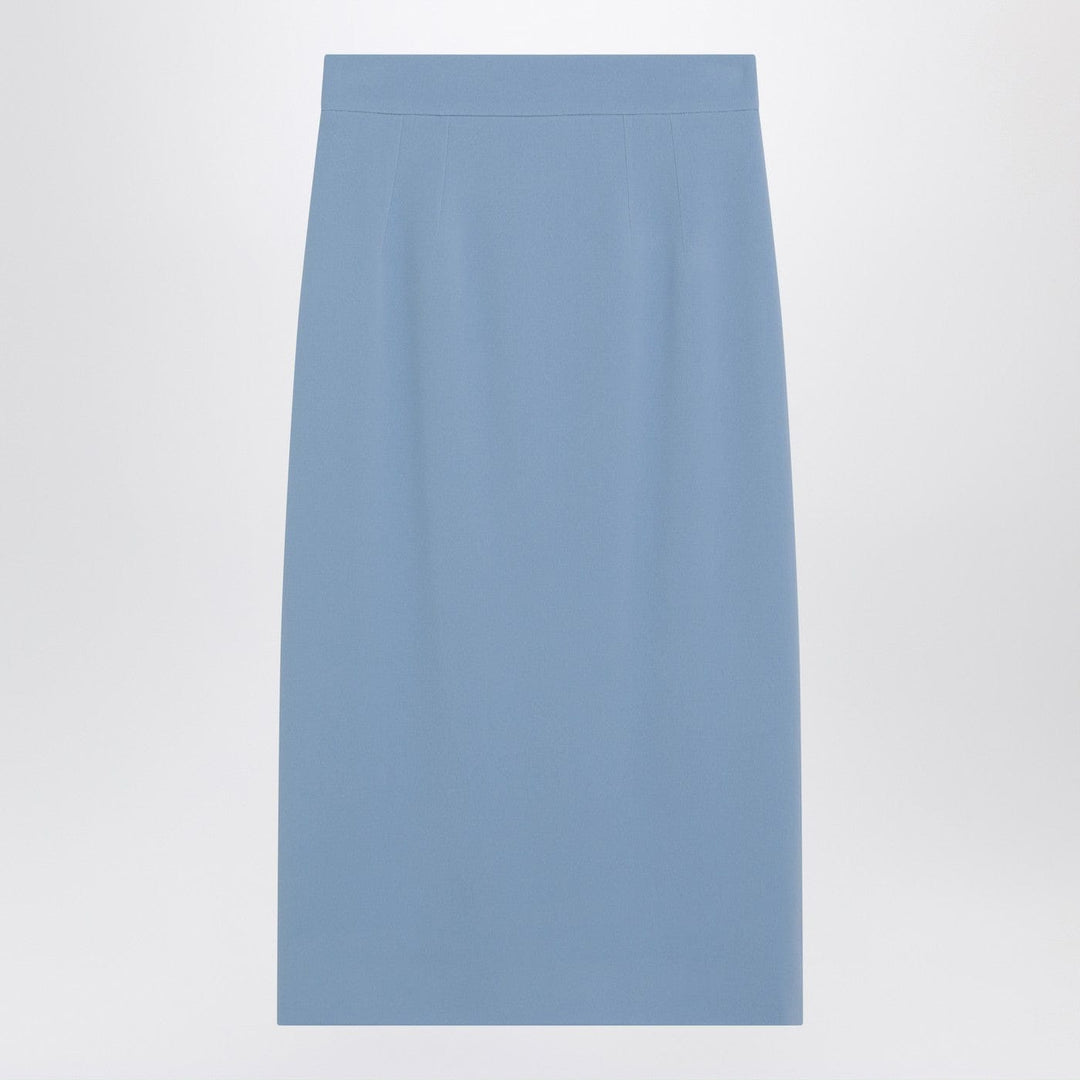 Skirts Dolce&amp;Gabbana - Light blue stretch cady skirt Brand
