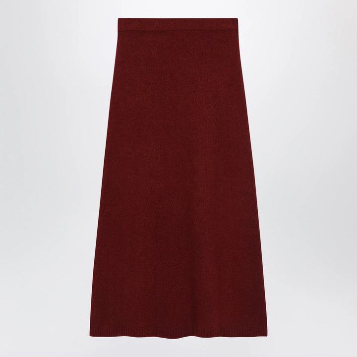 Max Mara - Raspberry skirt in stretch cashmere knit Brand Skirts XS