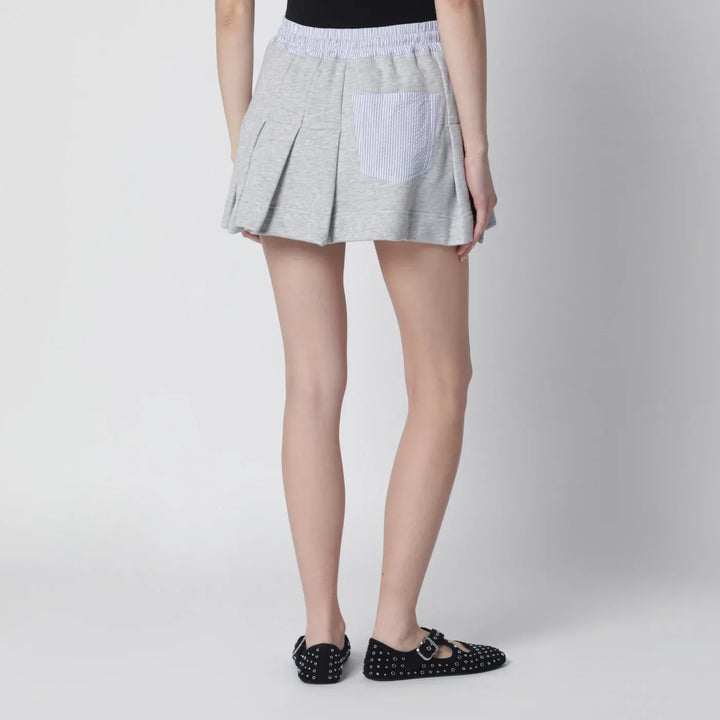 Vivienne Westwood - Grey mini skirt with Orb logo Brand Skirts S