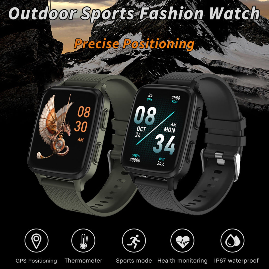 Italian Luxury Group Smart Watches Intelligent Heart Rate Monitoring Smartwatch Blood Oxygen Body Temperature Brand