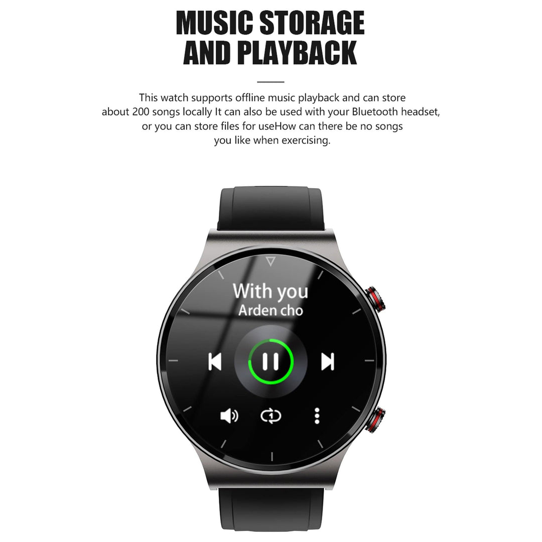 Italian Luxury Group Smart Watches Luxury Fashion Large Screen Answer and Make Calls Music Storage Blood Oxygen Brand