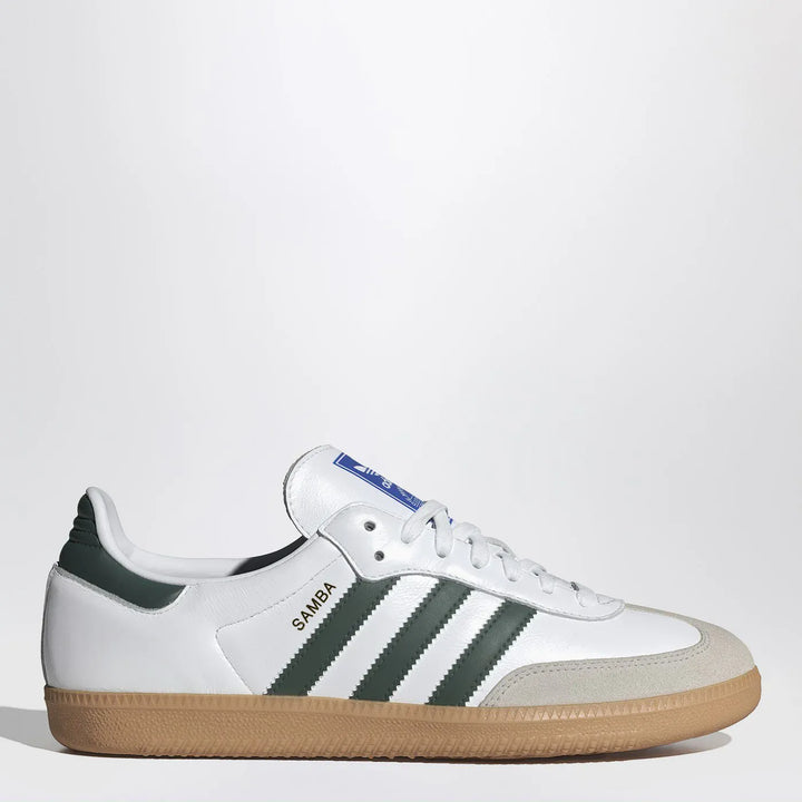 adidas Originals - Low Samba OG white/green trainer Brand Sneakers 4 UK