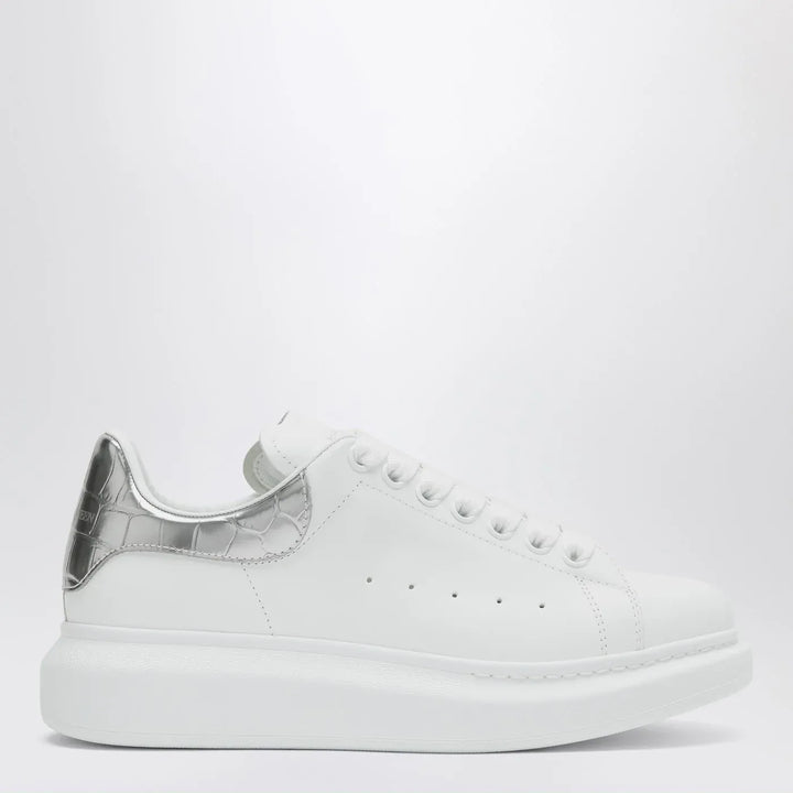 Alexander McQueen - Oversize Sneakers white/silver croc Brand Sneakers 39 IT