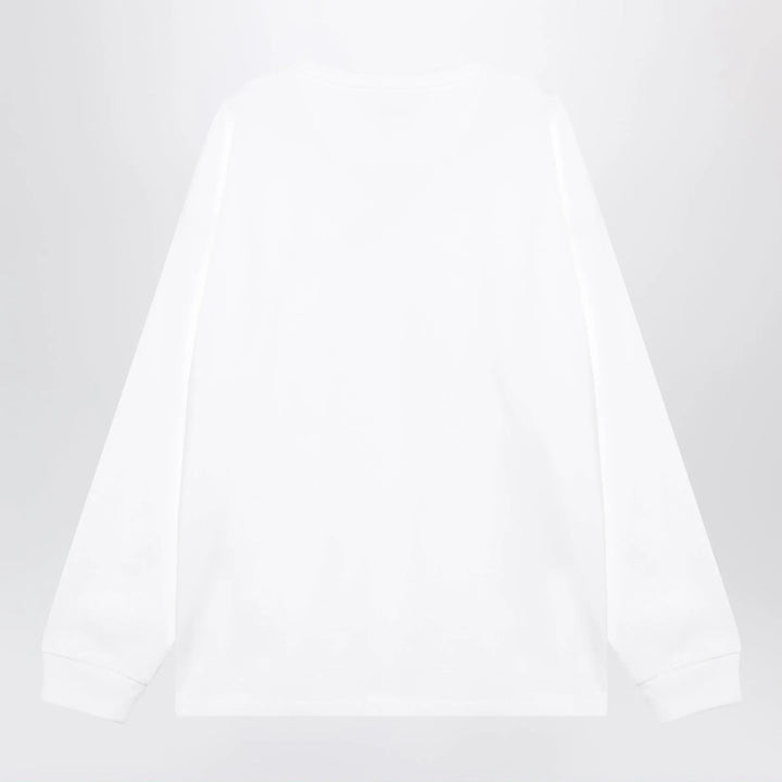 Polo Ralph Lauren - White cotton Relaxed-Fit crewneck sweatshirt Brand Sweatshirt