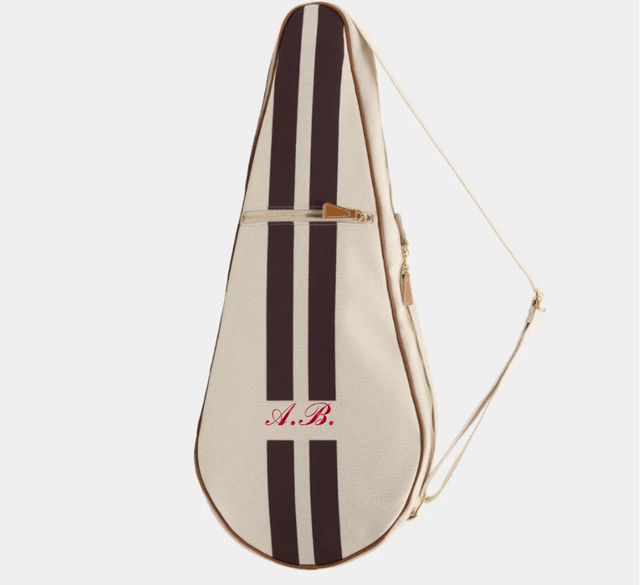 My Style Bags Personalised Glamour Tennis Bag - 05nt Stripes Tdm Brand Tennis Bag