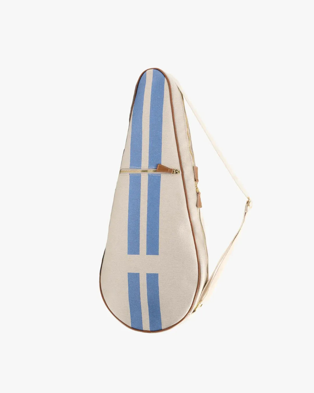 My Style Bags Personalised Glamour Tennis Bag - 12nt Stripes Light Blue Brand Tennis Bag