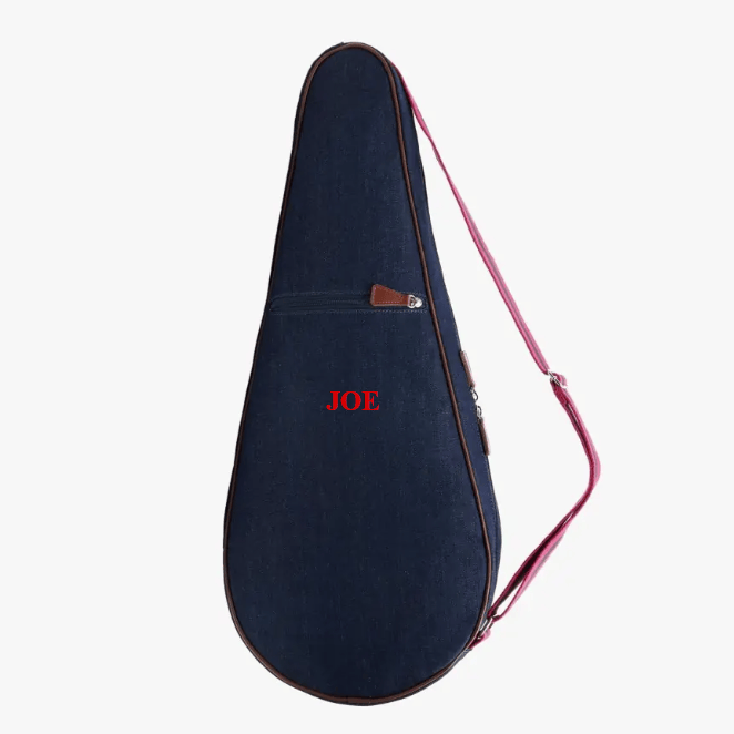 My Style Bags Personalised Glamour Tennis Bag - Denim Brand Tennis Bag