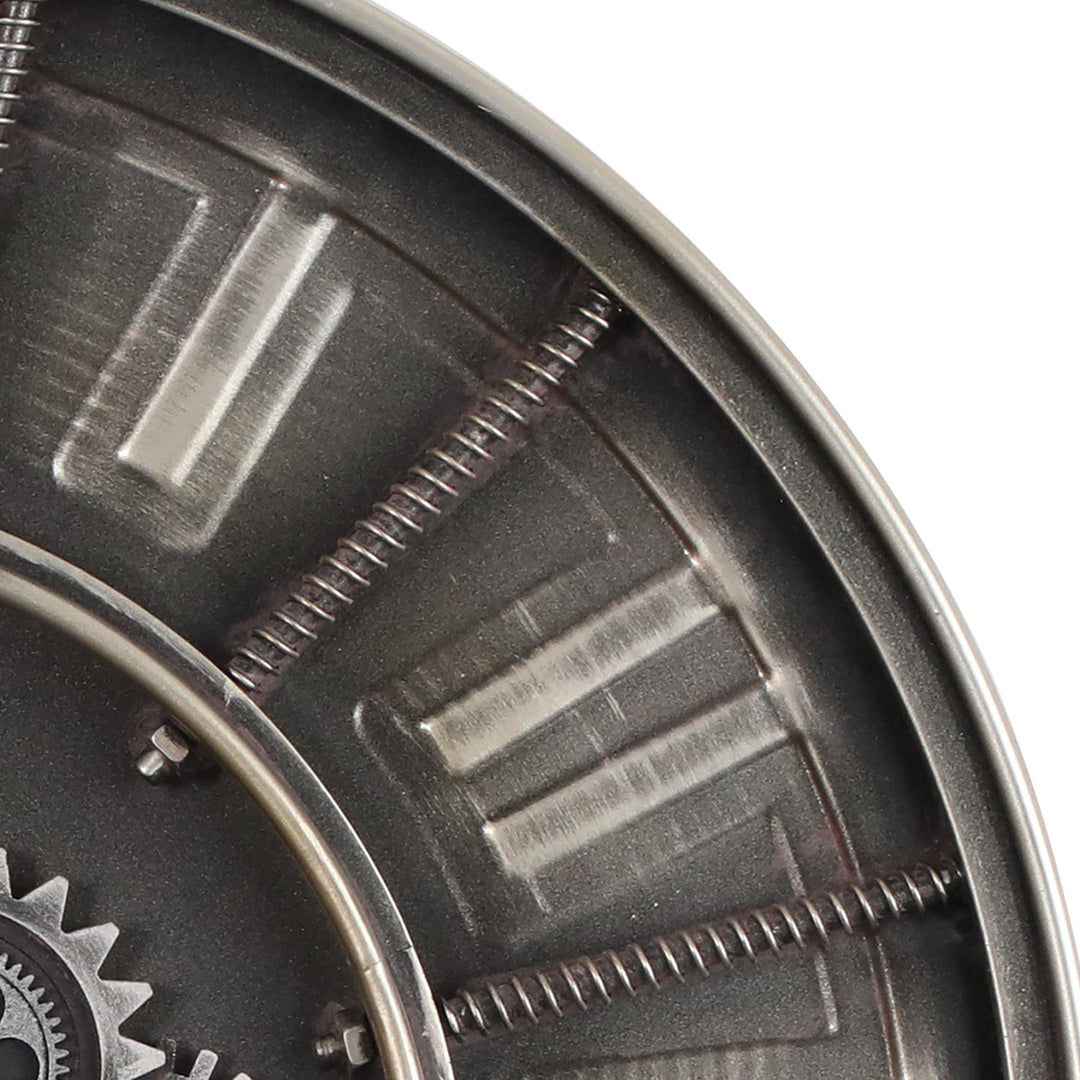 Chilli Wall Clock Romanov Round Industrial Age Wall Clock Grey Brand