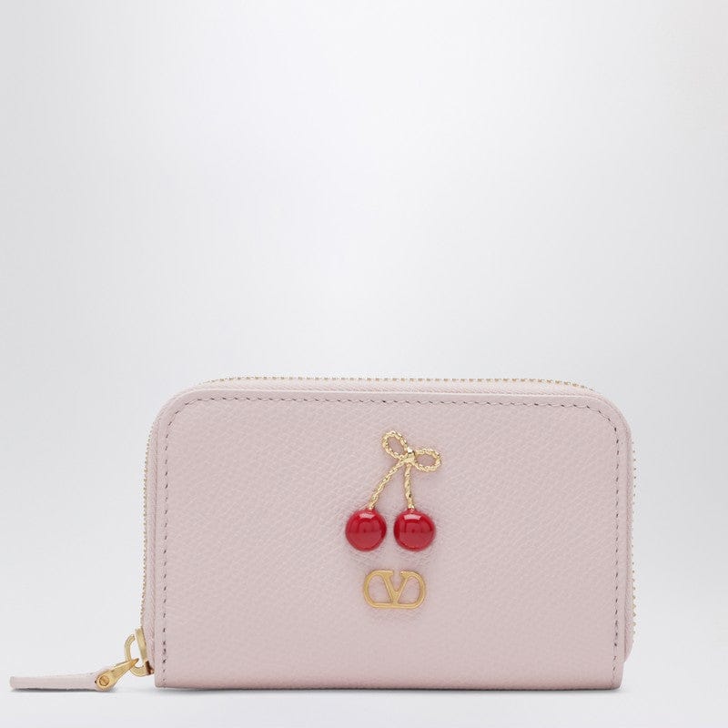Wallets &amp; Money Clips Valentino - Quartz pink Cherryfic zip-around wallet - One size Brand