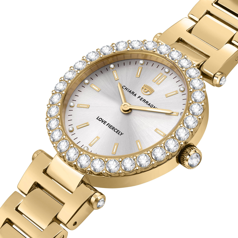 Chiara Ferragni Watch Chiara Ferragni LadyLike Gold Watch Brand