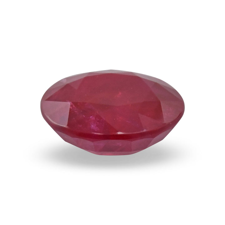 6.01 Carat Red MOZAMBIQUE Oval Ruby GRS