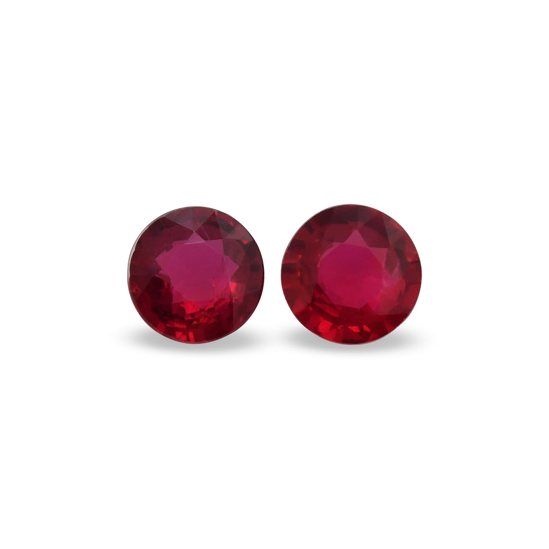 2.12 Carat Red MOZAMBICAN Round Ruby