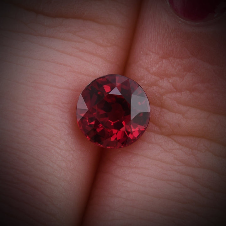 1.64 Carat Red MOZAMBICAN Round Ruby GIA