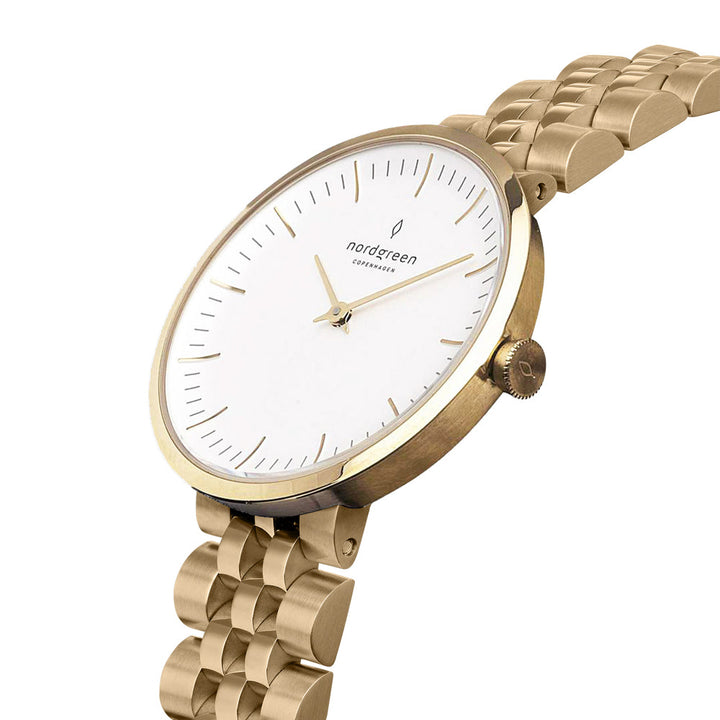 Nordgreen Infinity 32mm Women's Gold Dress Watch