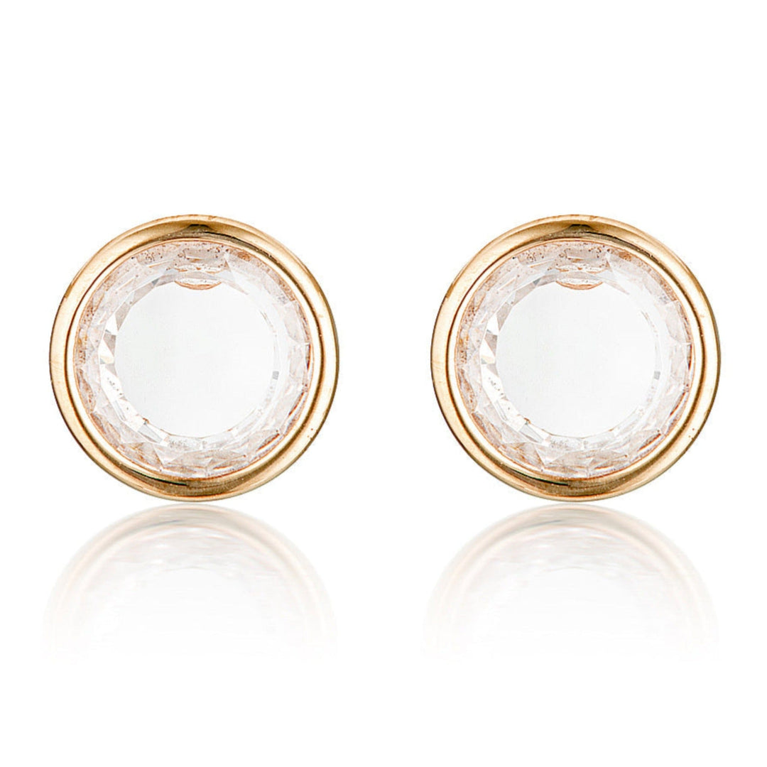Rose Quartz earrings by Georgini Rose Quartz earrings by Georgini